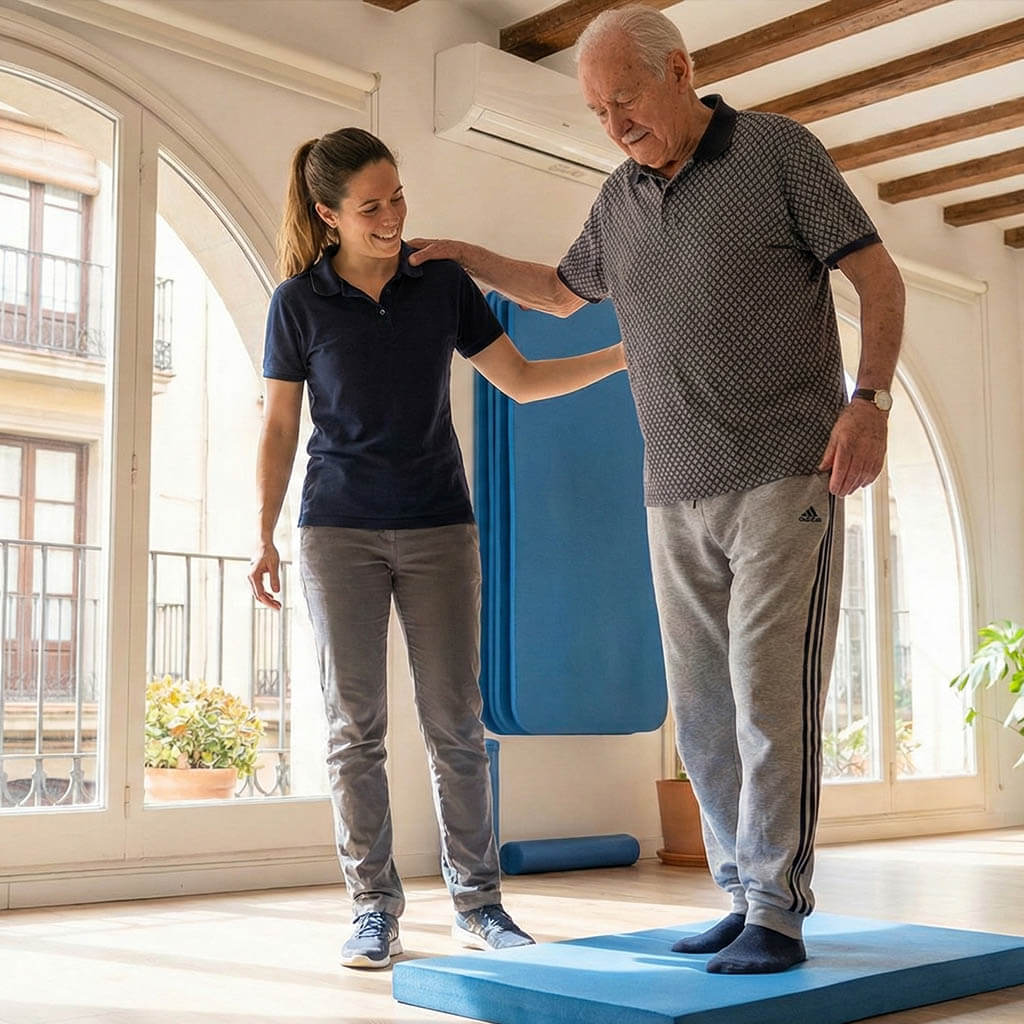 Envelliment actiu a Sants: Fisioteràpia per a la gent gran